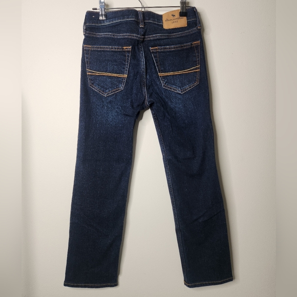 Abercrombie Kids Straight Leg Blue Jeans Size 9 10 Boys - Picture 4 of 6